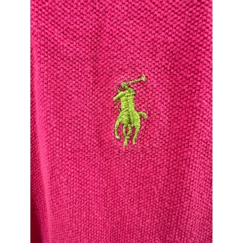 Kids Polo Ralph Lauren‎ Pink Short Sleeve Polo Shirt Size M 10 12